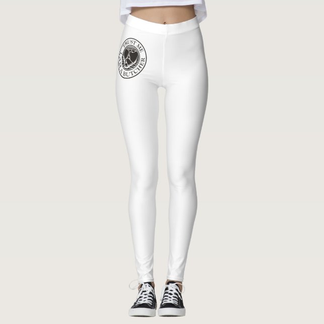 Legging Confie em mim, eu sou um osso-açougueiro (Frente)