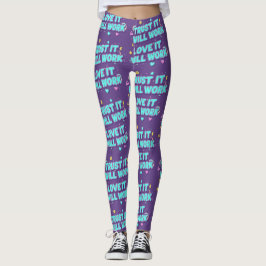 Legging Confie que vai funcionar, ame que vai funcionar