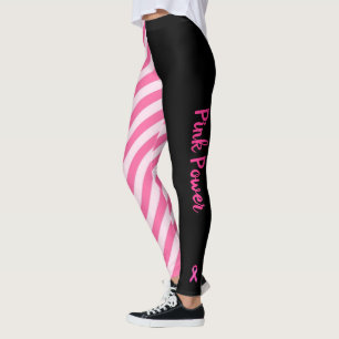 Legging Conforto de Sobrevivência do Câncer de Fita Rosa