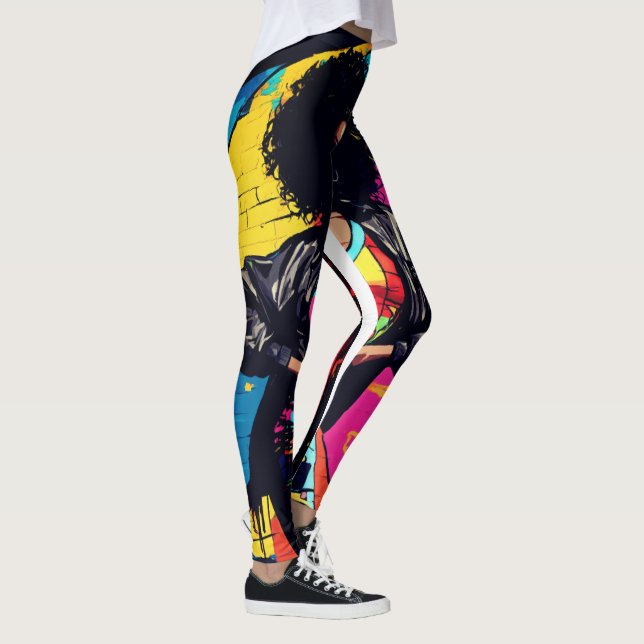 Legging conforto faz deles o par perfeito de leggings. (Direita)