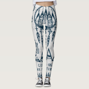 Legging Conjunto de vintagens da aventura do viagem.