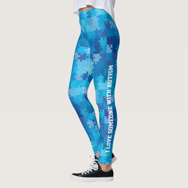 Legging Consciência personalizada do autismo (Esquerda)