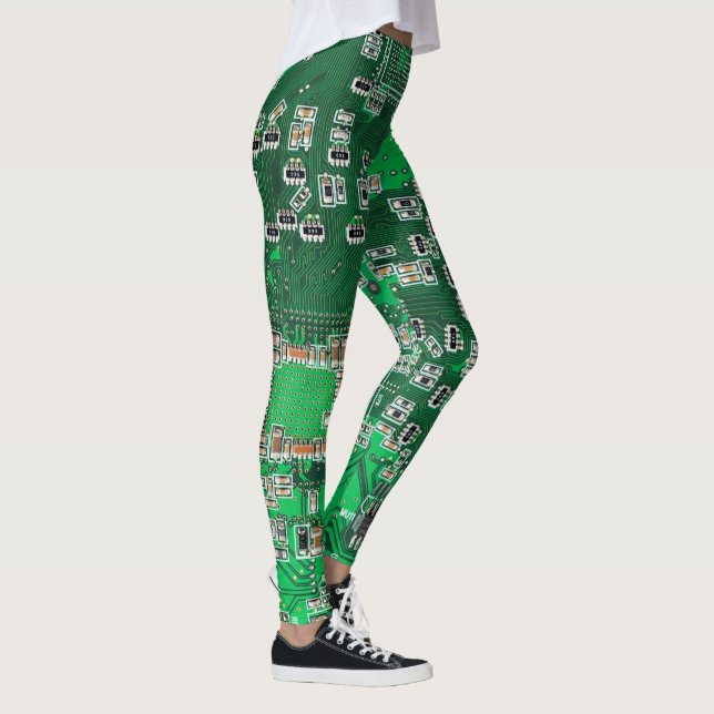 Legging Conselho do Circuito do Conjunto PCB Verde do Circ (Direita)