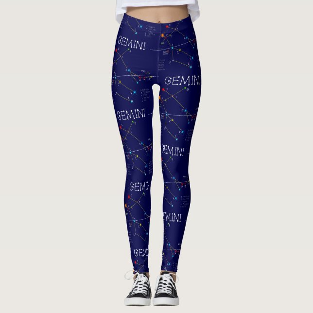 Legging Constelação Zodíaco Gêmeos (Frente)