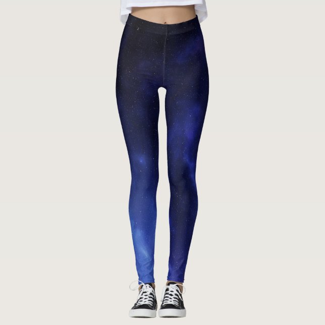 Legging Constelações azuis (Frente)