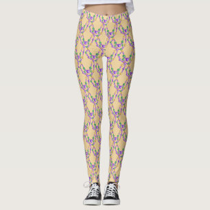 Legging Contas Coloridas de Mardi Gras