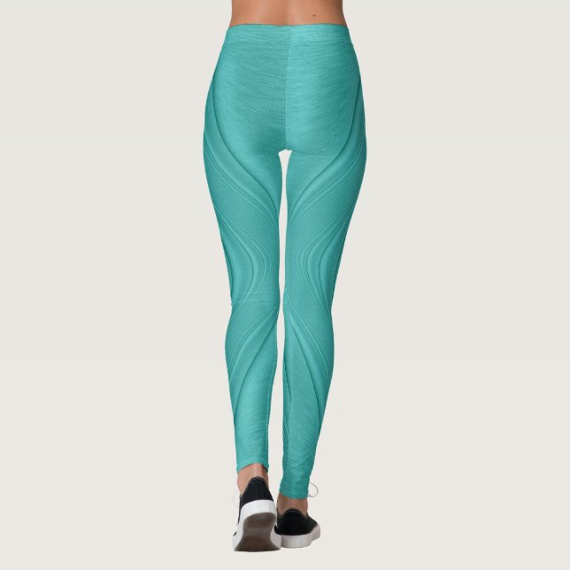 Legging Contorno de Turquesa (Verso)