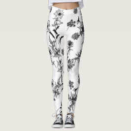 Legging Contornos Florais