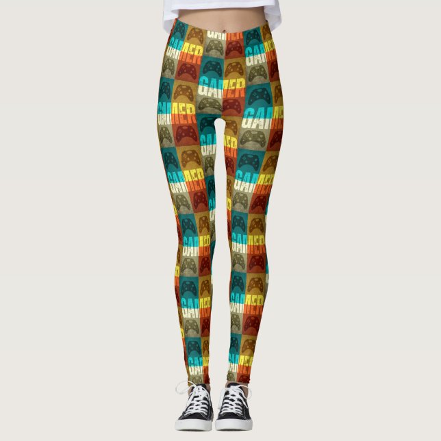 LEGGING CONTROLE DE VIDEO GAME RETRÔ GAMER  (Frente)