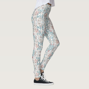 Legging Conundrum - círculos, retângulos e quadrados