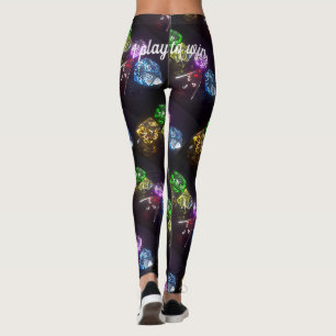 Legging Convenção sobre os dados de jogos Confortável "jog