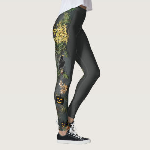Legging Convite para Planejador Noturno de Bruxas do Hallo