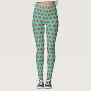 Legging Cookies Gritos Foodie Turquoise Azul
