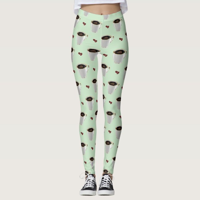 LEGGING COPS DE CAFÉ E LÂMINAS DE BEANS (Frente)