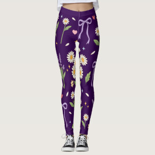 Legging Coquette Daisy e Lavanda 
