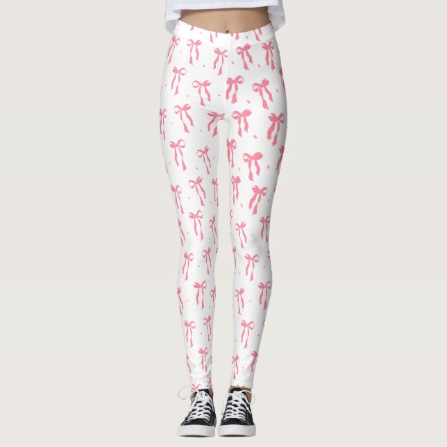 Legging Coquette pink bow (Frente)