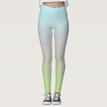 Legging Cor Brilhante Pastel Gradiente Azul Cor-de-Rosa Ve<br><div class="desc">Um brilhante gradiente de arte digital azul, rosa e verde. Design para as suas leggings modernas e muito mais.</div>