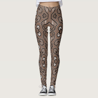 Legging Cor castanho especial de Natal "Ratti_Creative_Art