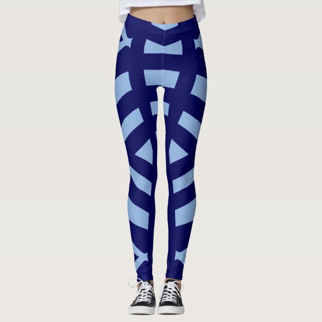 Legging Cor clássica de cor azul moderna "Ratti_Creative_A (Frente)