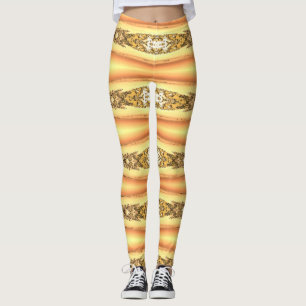 Legging Cor clássica em cor amarela fofa "Ratti_Creative_A