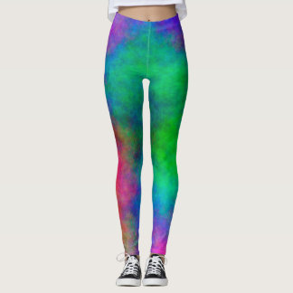 Legging Cor d'água de várias cores de fundo Abstrato