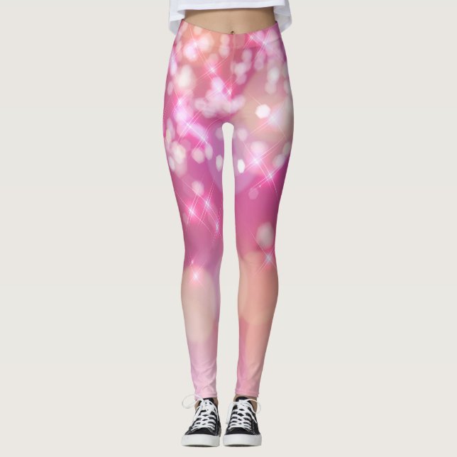 Legging Cor-de-rosa e marshmallows (Frente)