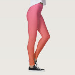 Legging Cor-de-rosa - Leguminosas para gradientes laranja<br><div class="desc">Veja a minha loja para outros itens com esta design.</div>