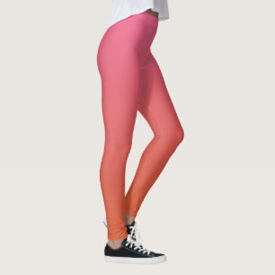 Legging Cor-de-rosa - Leguminosas para gradientes laranja