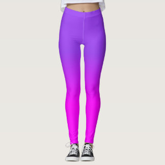 Legging Cor de sombreado de madeira rosa claro e cor rosa 