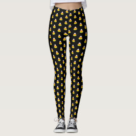 Legging Cor do Fundo Personalizada do Candy Corn