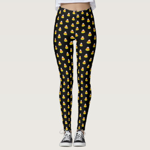 Legging Cor do Fundo Personalizada do Candy Corn