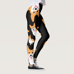 Legging Cor feita sob encomenda bonito de sorriso feliz