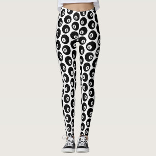 Legging COR PERSONALIZADA DO PADRÃO DE Piscina de Oito Bi