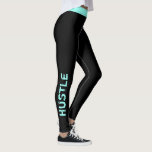 Legging Cor Personalizada | Evento "Hustle"<br><div class="desc">Design de diversão e trendy workout. Você pode agitar a aparência do "Hustle" ou adicionar seu próprio texto personalizado. Escolha a cor da legenda e a cor do texto clicando em "personalizá-la" e, em seguida, no minúsculo visor. Precisa de ajuda para personalizar este produto? Use o botão de contato abaixo...</div>