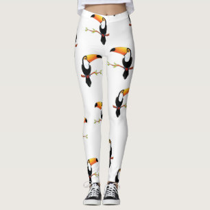 Legging Cor Preta de Swainson Toucan