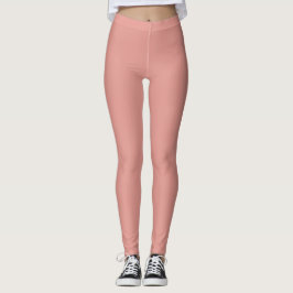 Legging Cor simples rosa flamingo pastel