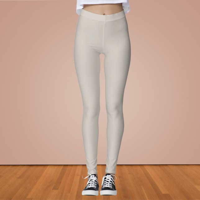 Legging Cor Sólida da Cinza Acordada (Criador carregado)