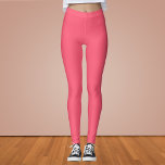 Legging Cor Sólida da Melancia Selvagem<br><div class="desc">Cor Sólida da Melancia Selvagem</div>