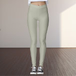 Legging Cor Sólida de Outubro Mist<br><div class="desc">Cor Sólida de Outubro Mist</div>