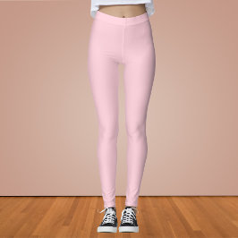 Legging Cor Sólida do Rosa do Milênio