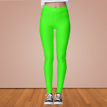 Legging Cor Sólida Neon Verde<br><div class="desc">Cor Sólida Neon Verde</div>