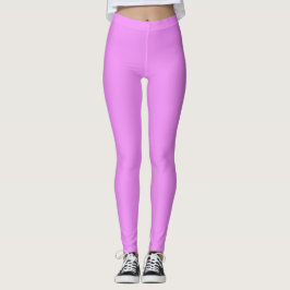 Legging Cor Sólida Púrpura Leve