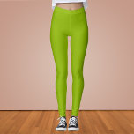 Legging Cor Sólida Verde da Apple<br><div class="desc">Cor Sólida Verde da Apple</div>