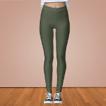 Legging Cor Sólida Verde Rifle<br><div class="desc">Cor Sólida Verde Rifle. Esta cor verde úmida combina os tons naturais do verde com uma sugestão de cinza, criando uma cor que expele uma sofisticação robusta e elegância subestimada.Esta cor versátil combina-se lindamente com paletas neutras e vibrantes, fazer-a uma excelente escolha para adicionar um toque de elegância robusta a...</div>