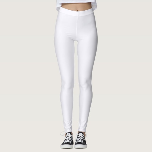 Legging Cor Sólido Simples Nuvem (Frente)