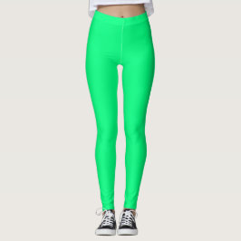 Legging Cor verde neon-Primavera, mínima e elegante