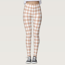 Cor Xadrez Gingham Cor Retro do Pêssego