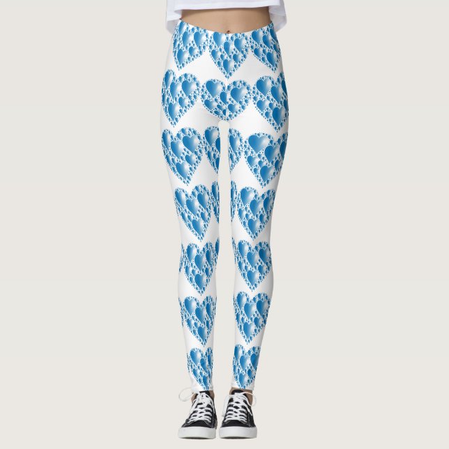 LEGGING CORAÇÃO AZUL (Frente)