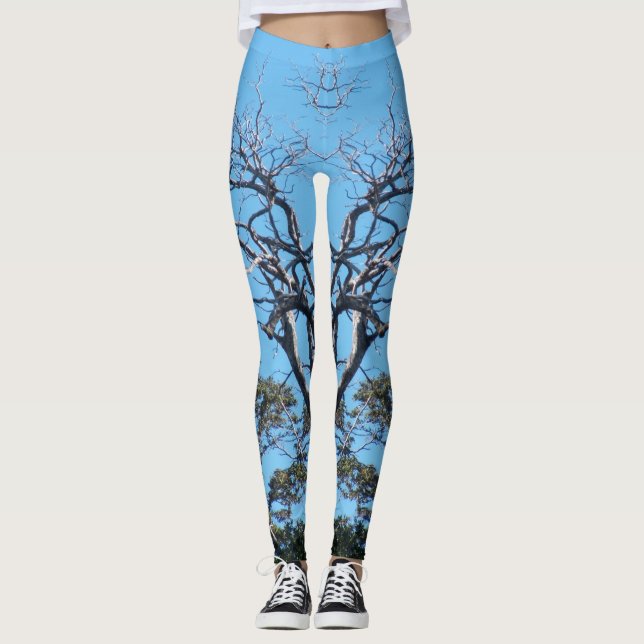 Legging coração com caneleiras das asas (Frente)