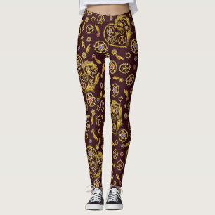 Legging Coração de Ursos Steampunk